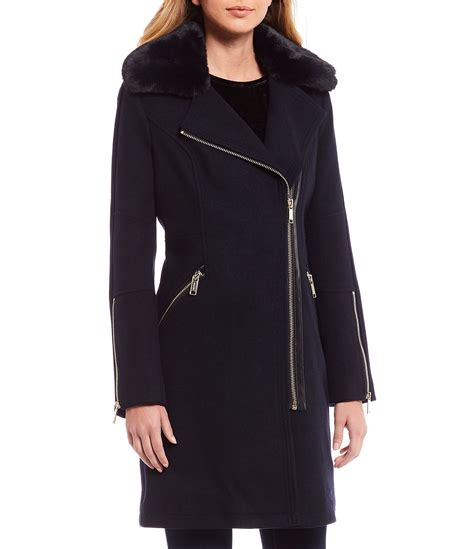 wool michael kors coat|Michael Kors zip closure coats.